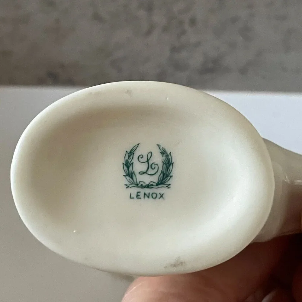 Vintage Lenox Cornucopia Horn of Plenty Porcelain 6